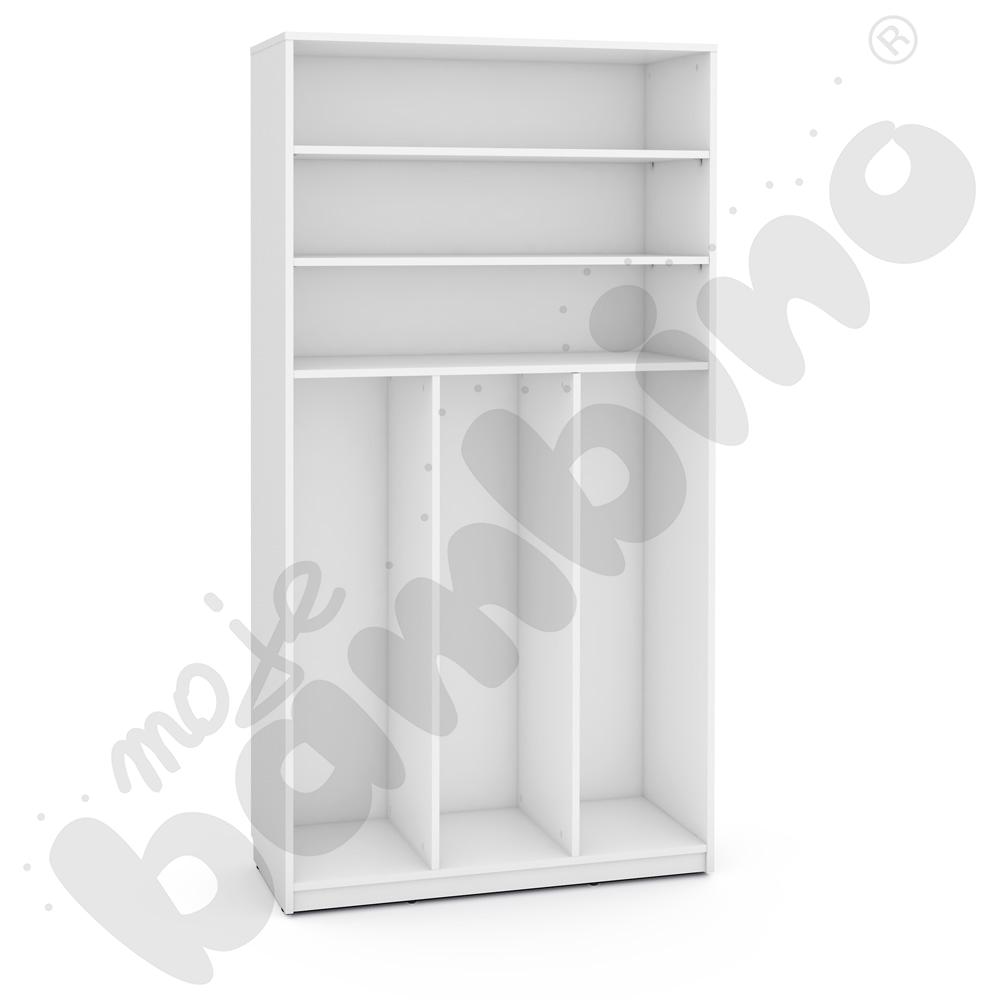 Szafka Feria na pojemniki wysoka, biała