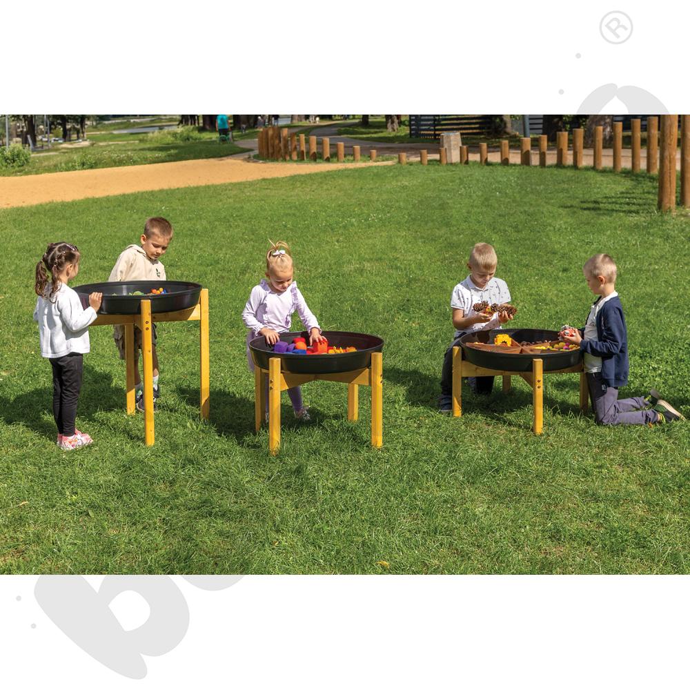 Zestaw tac Deep Spot ze stojakami, 3 kpl.