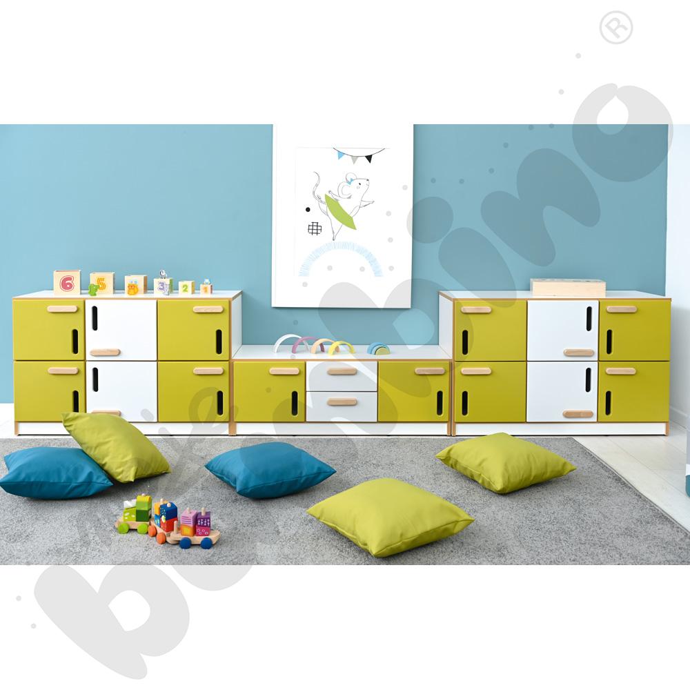 Niska szafka NEA z 6 przegrodami