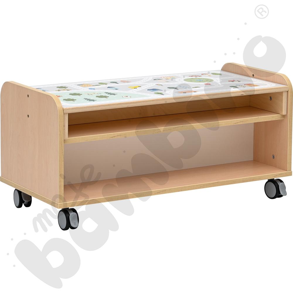 Mobilny kącik Quadro 251 - skrzynia klon jasny