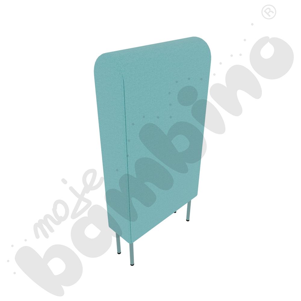 Moduł Versa 60x20x120 cm z plastikowymi stopkami, stelaż turkusowy, tkanina RO20