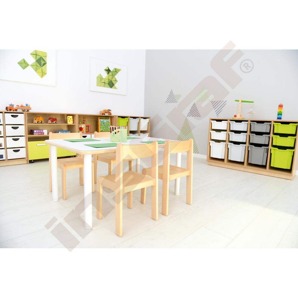 Pracovní deska Flexi 120 x 60 obdélníková - bílá