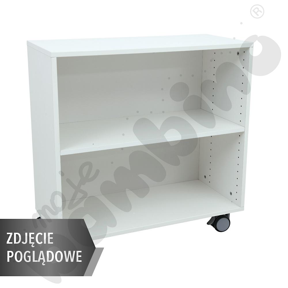 Regał Grande mobilny M – klon jasny