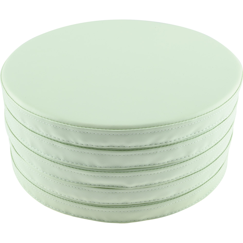 Poduszki okrągłe jasnozielony pastel, 5 szt.