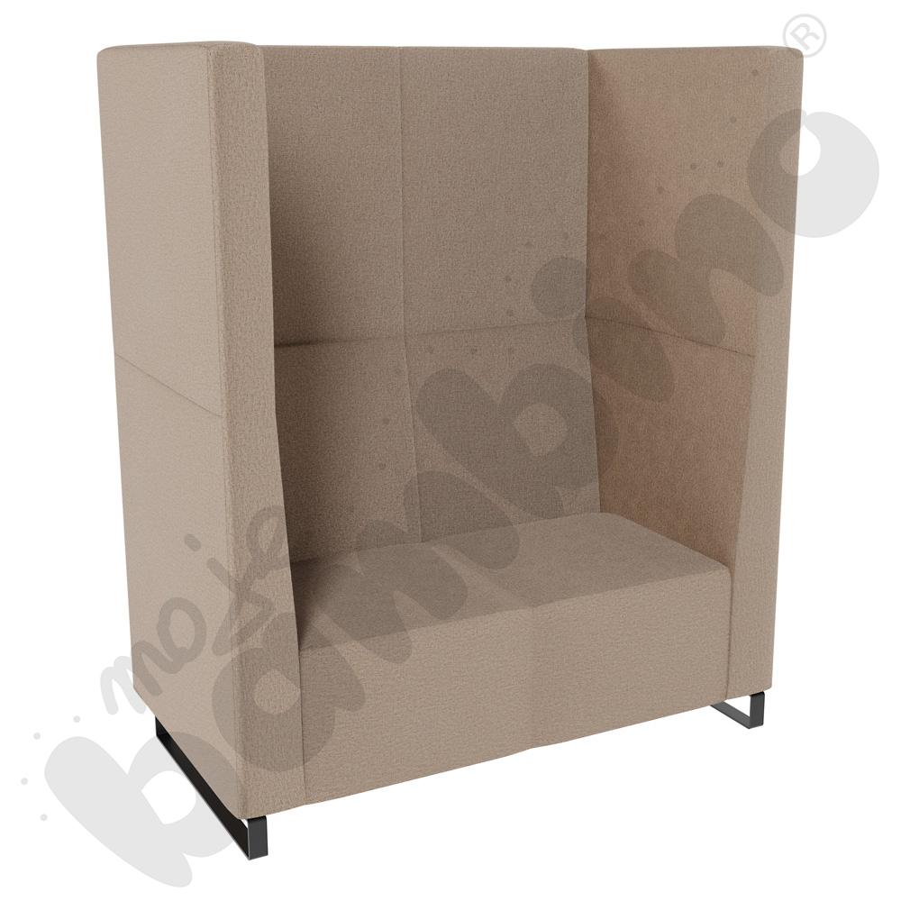 Sofa Universum 2-os. wys. 163 cm, 2 boki wysokie, tkanina KG34