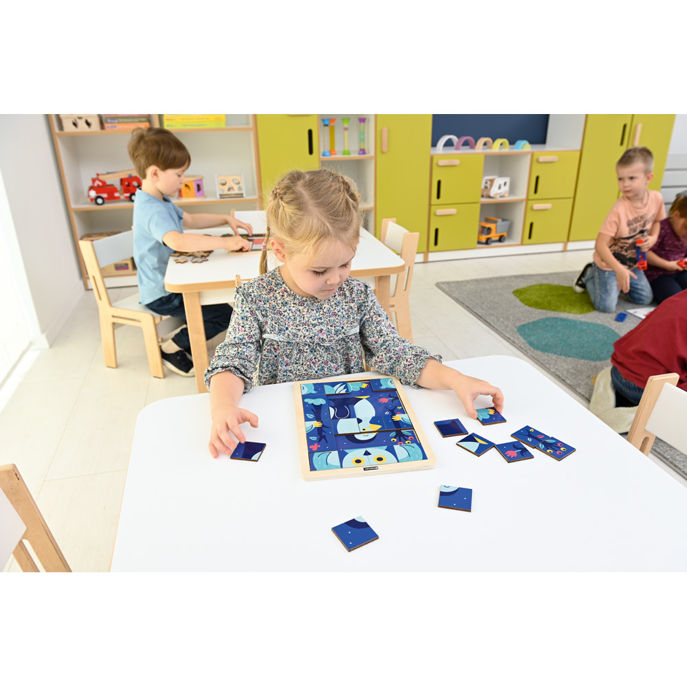 Puzzle s prekvapením - Sova a tučniak