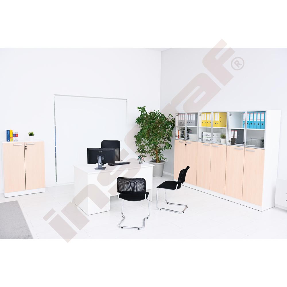 Grande Aufsatzschrank M, B 82, T 38 - weiß