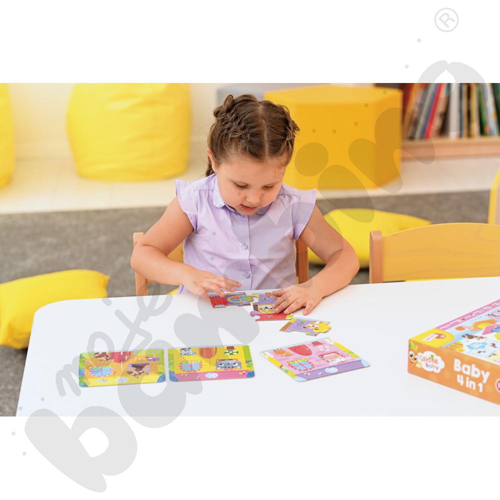 Kolekcja 4 gier edukacyjnych dla malucha