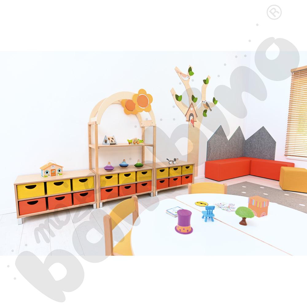 Szafka Flexi M z 1 półką na nóżkach