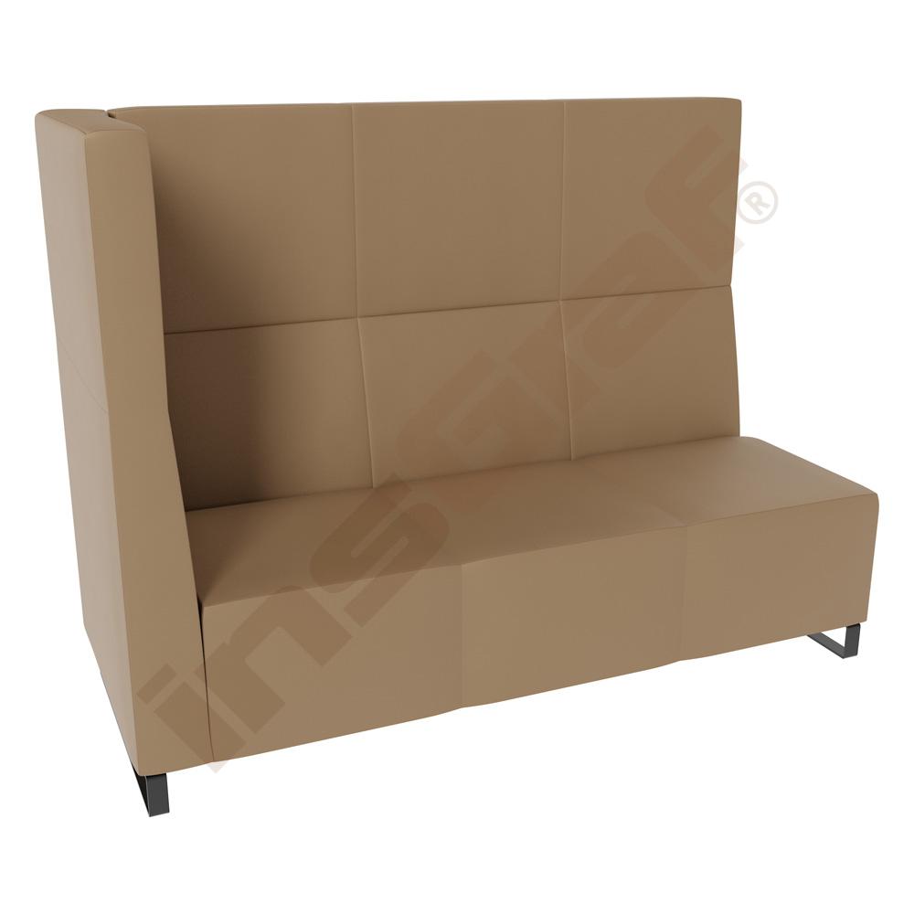 
Universum Dreisitzer, H 133 cm, linke Lehne, Bezug MT04

