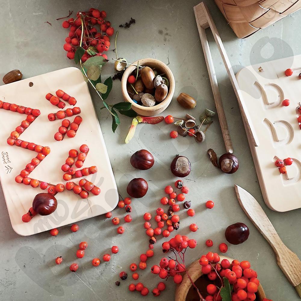 Tablice grafomotoryczne malucha - naturalne  - MED