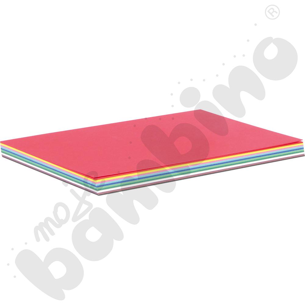 Brystol 50 arkuszy A4 10 kolorów