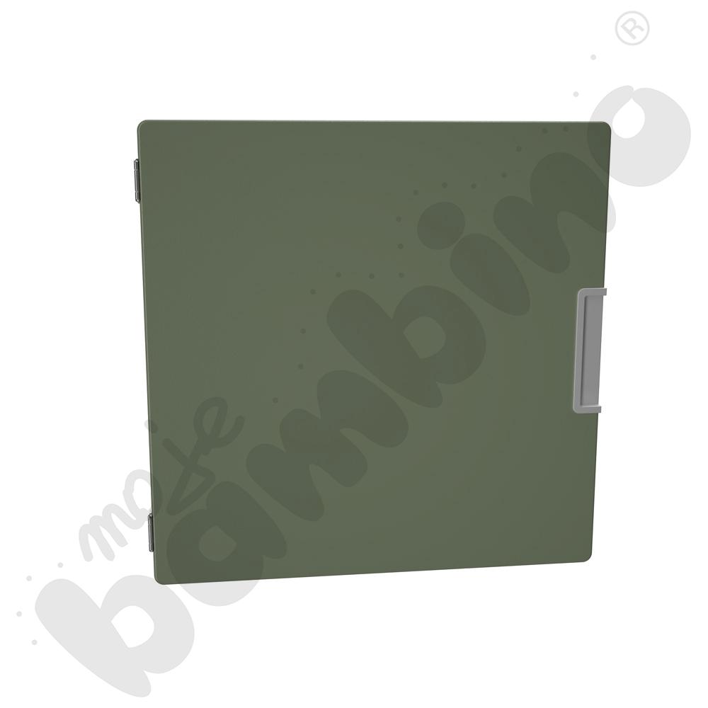 Quadro - drzwiczki małe 90 st., mocowane do przegrody - ciemnooliwkowe