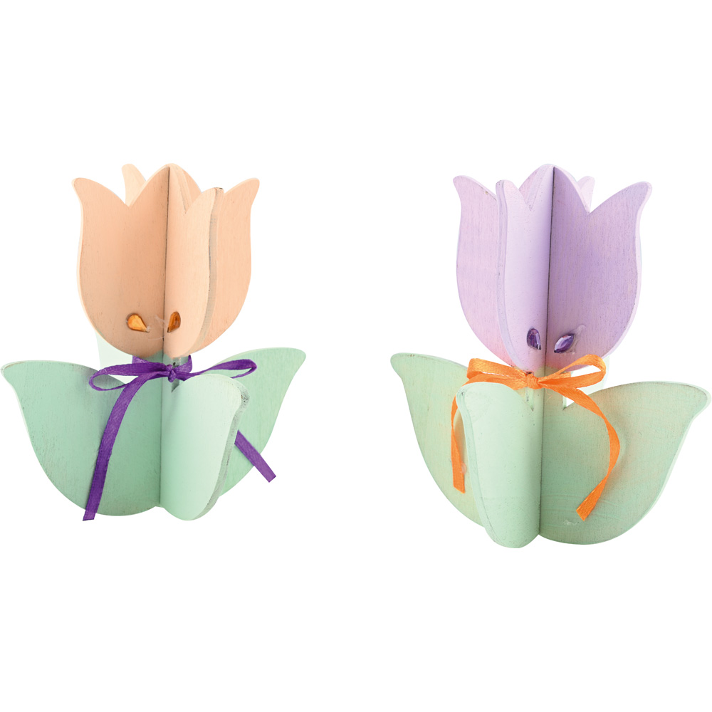 Drevené tulipány, 12 ks