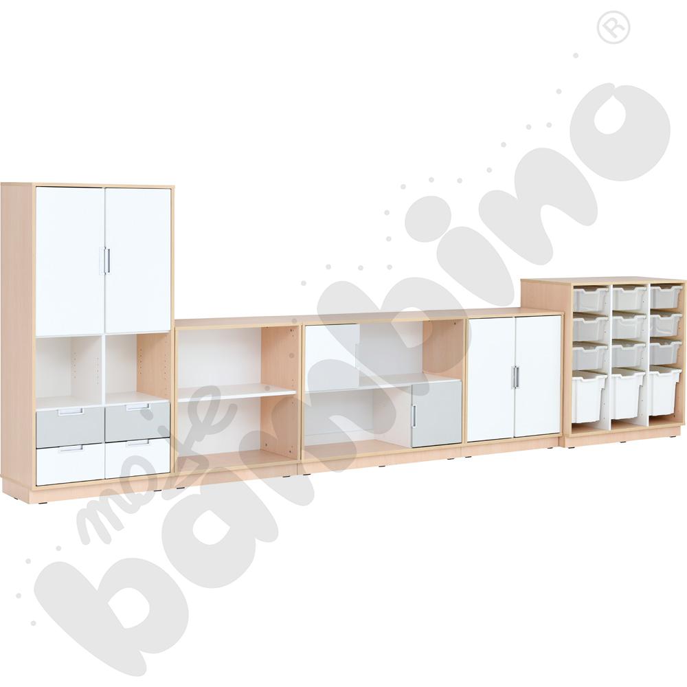 Quadro - zestaw 180, 90 st., skrzynia klon jasny