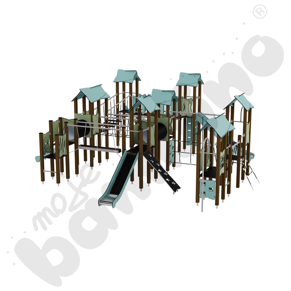 Zestaw Urbi 12, słupy drewniane C