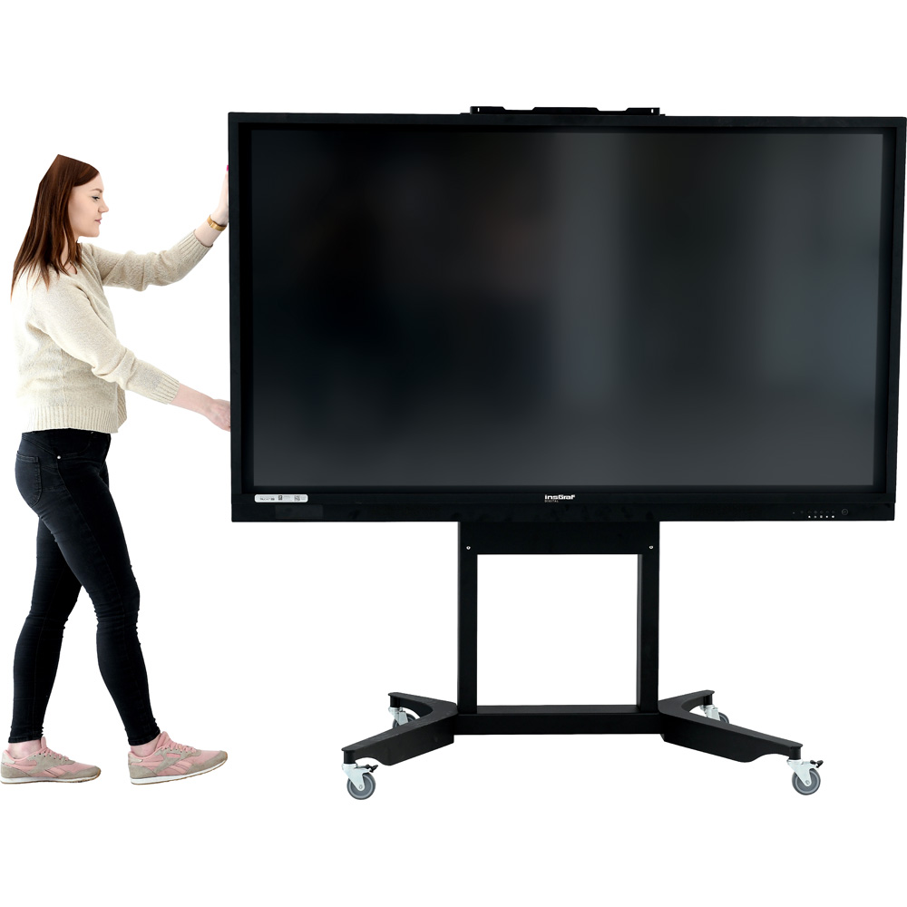 Stojan s posuvným panelom pre interaktívny monitor insGraf DIGITAL 65 a 75