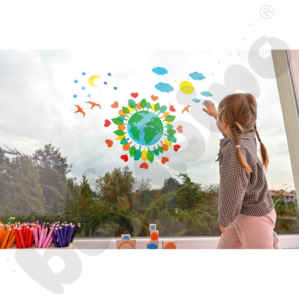 Kolorowe folie na okno