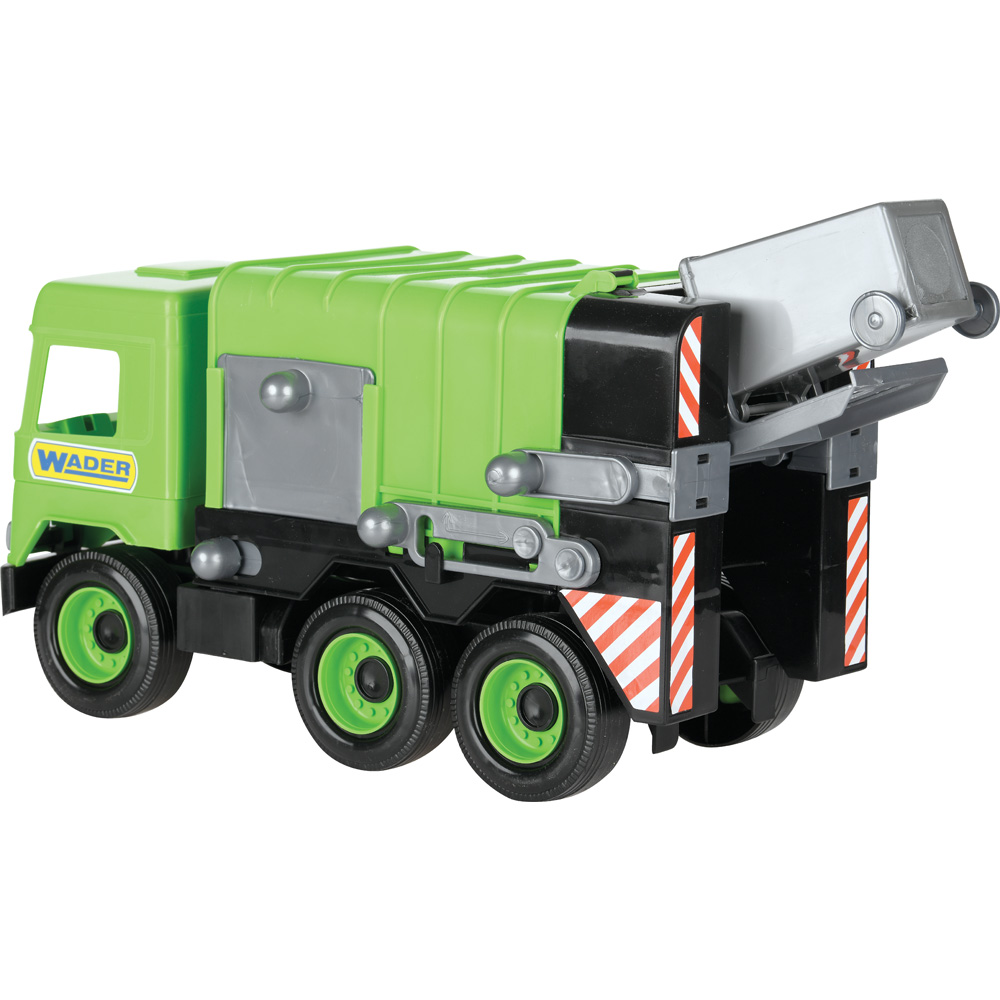 Middle Truck - zelené smetiarske auto