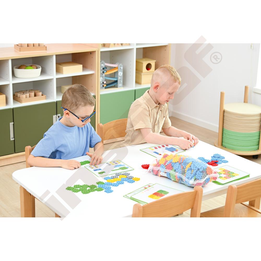 Malé kostky oplátky - sada s EDU kartami 