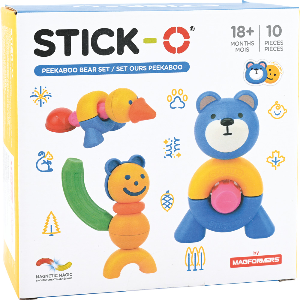 Magformers Stick-0 Peekaboo medveď