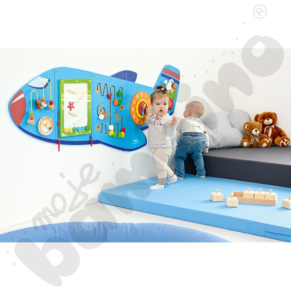 Duża tabliczka ścienna - samolot