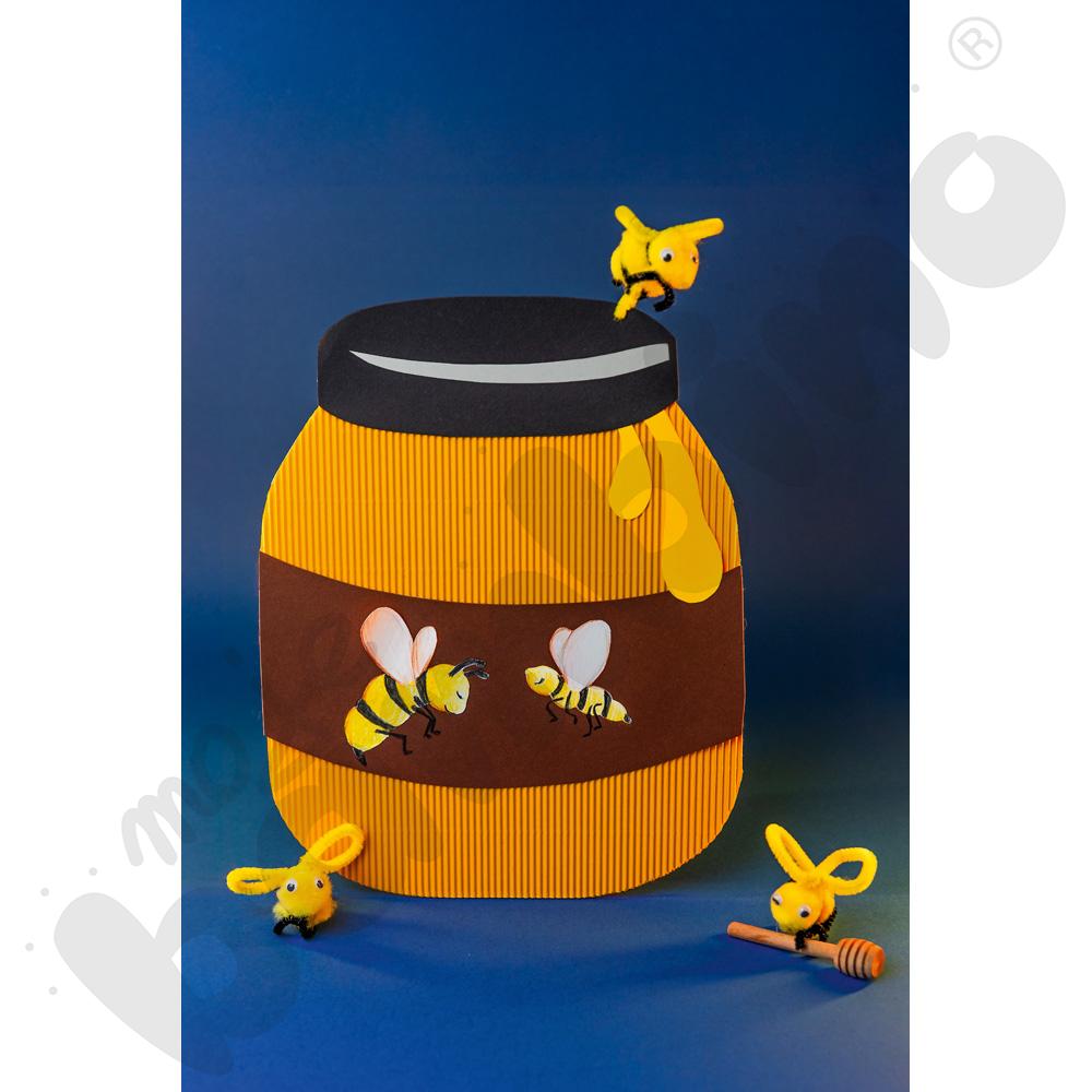 Tektura falista 50 x 70 cm żółta