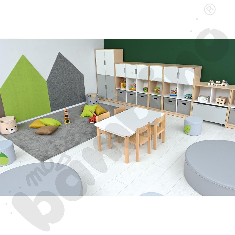 Dywan jednokolorowy - szary 3 x 4 m