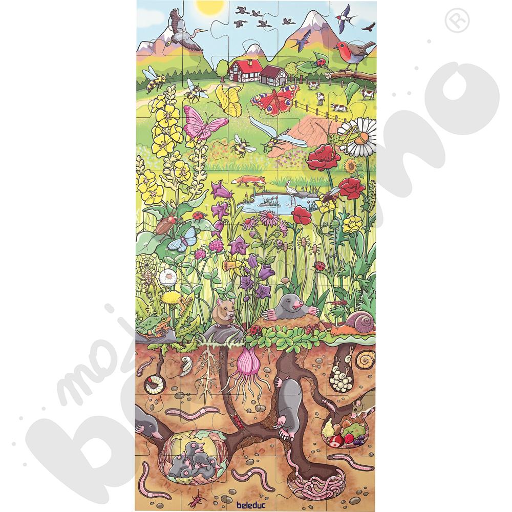 Puzzle podłogowe Łąka kwietna