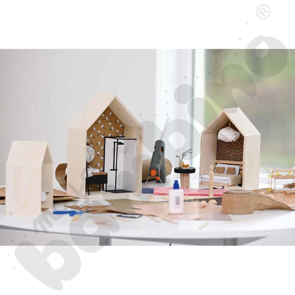 Pudełka - domki do ozdabiania