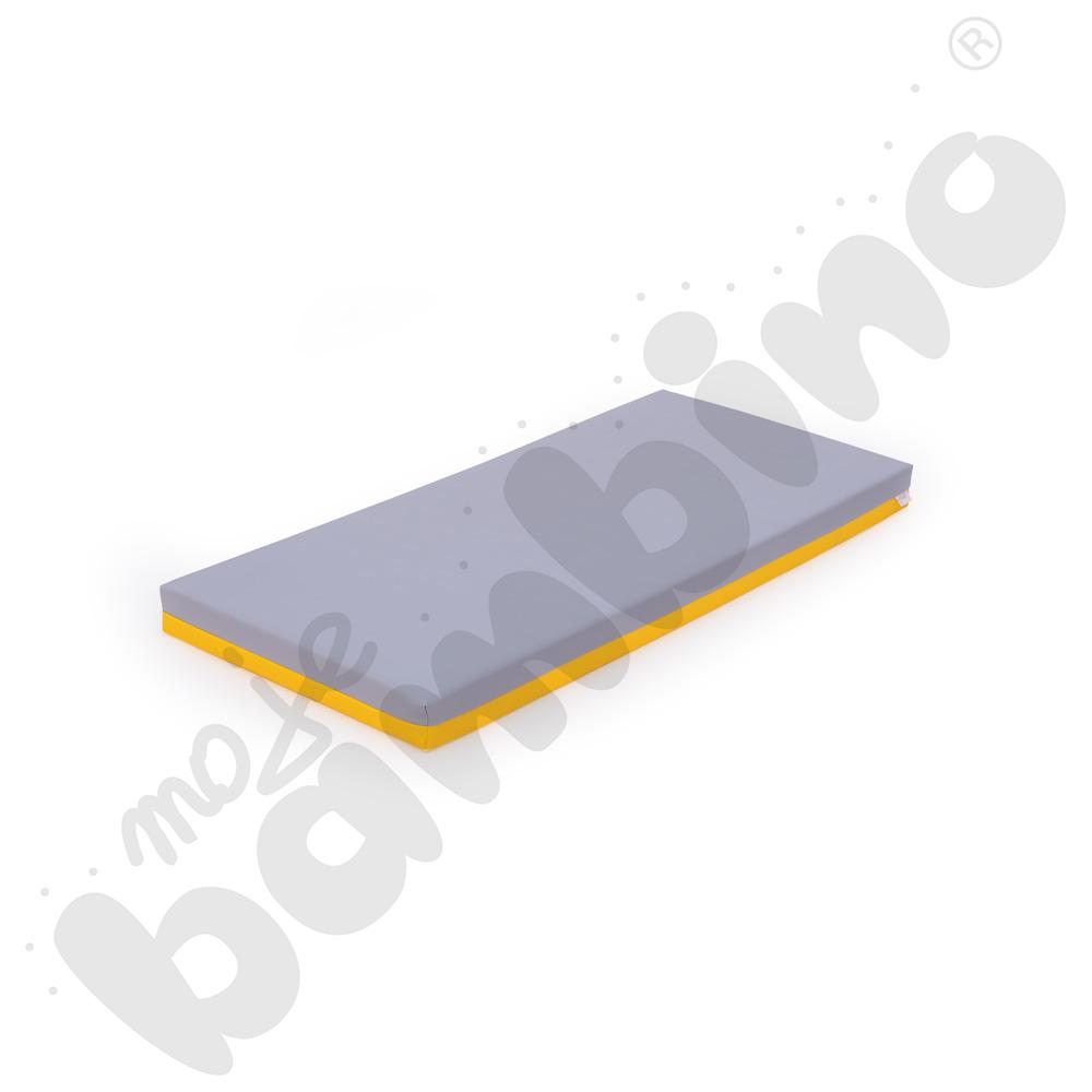 Materac żłobkowy żółto-szary