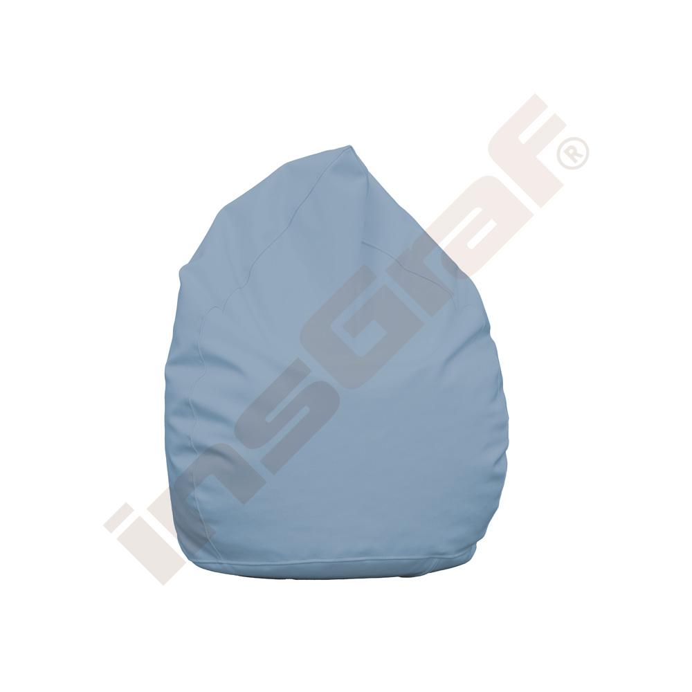 Mini sedací vak šedý 
