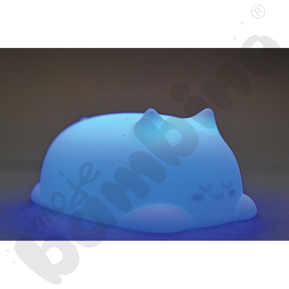 Miękka lampka Kotek