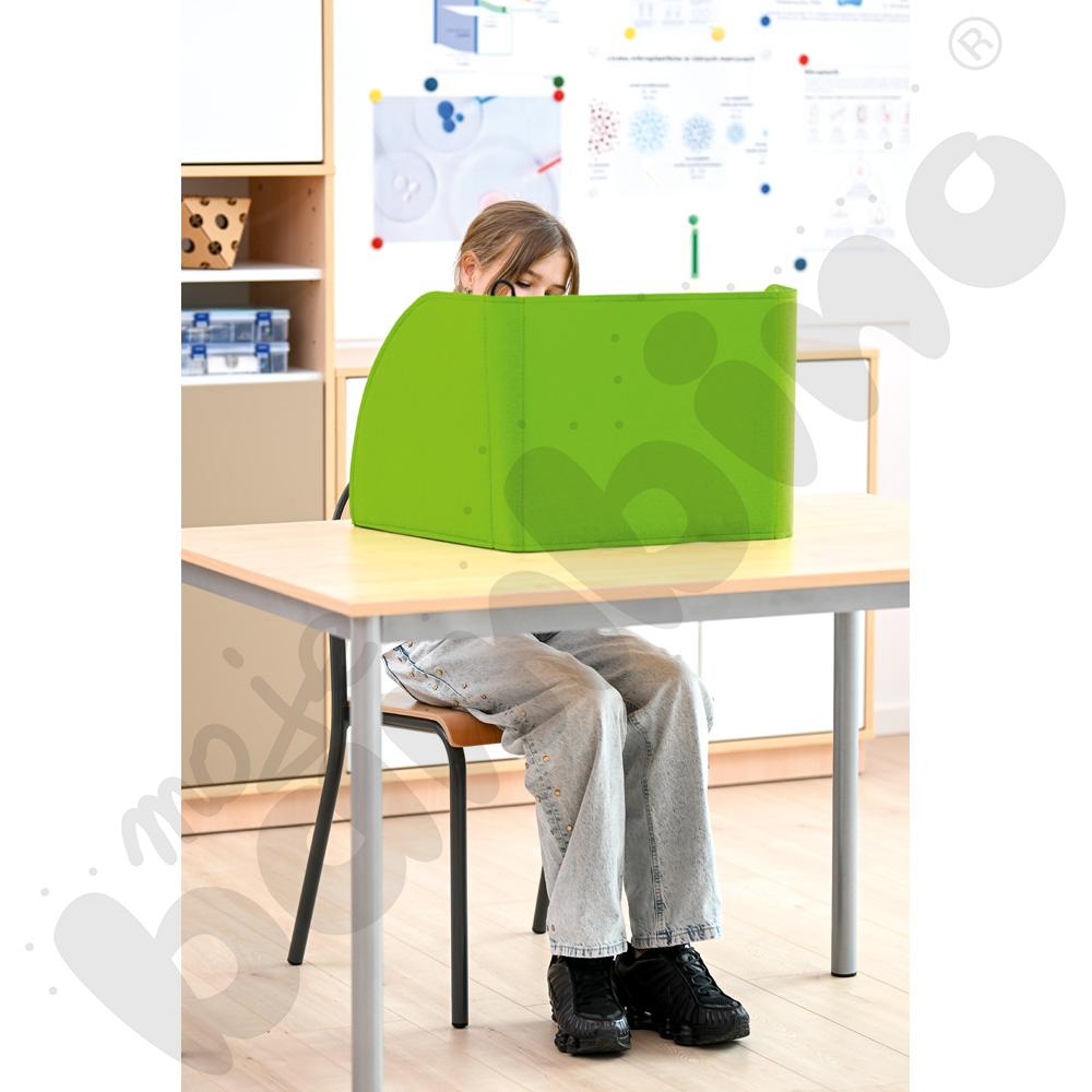 Akustický stolní paraván zelený 