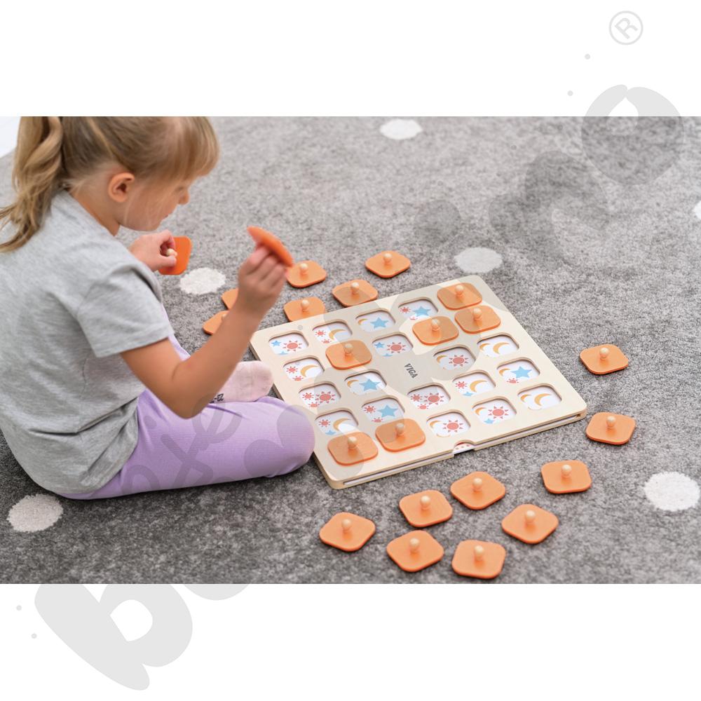 Gra pamięciowa z kartami zadań