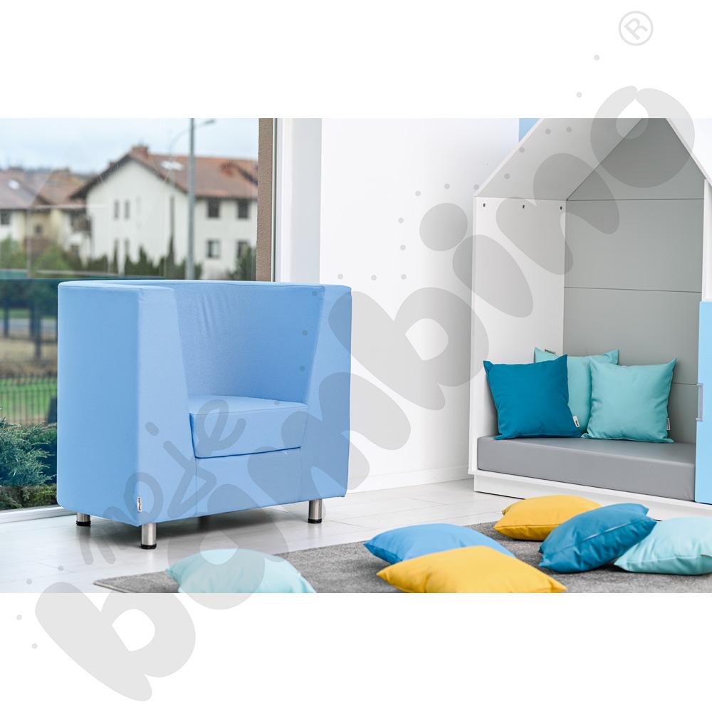 Fotel Verba jasnoniebieski