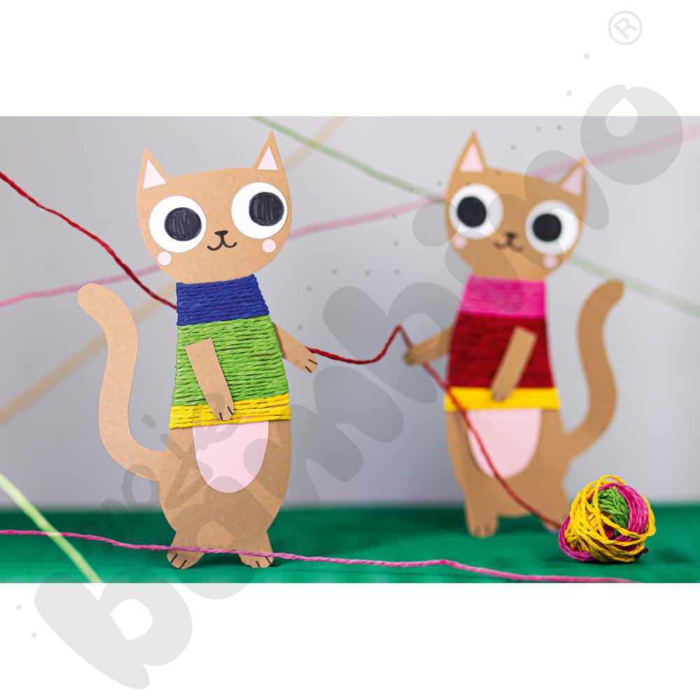 Sznurki papierowe - różne kolory