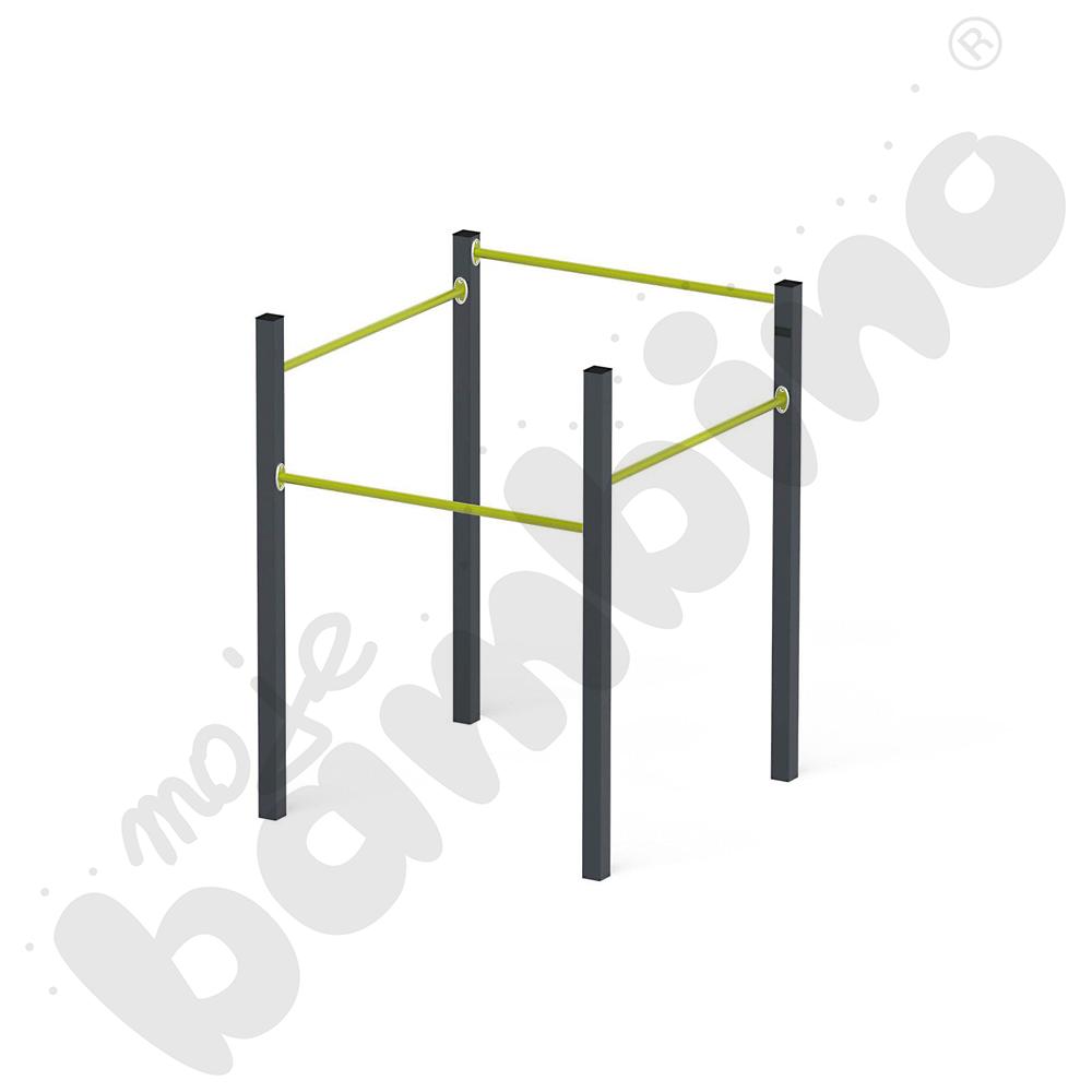 Street workout drążki Lime