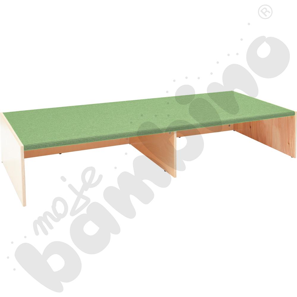 Podest z wnęką z przodu, wys. 30 cm - ciemnozielony