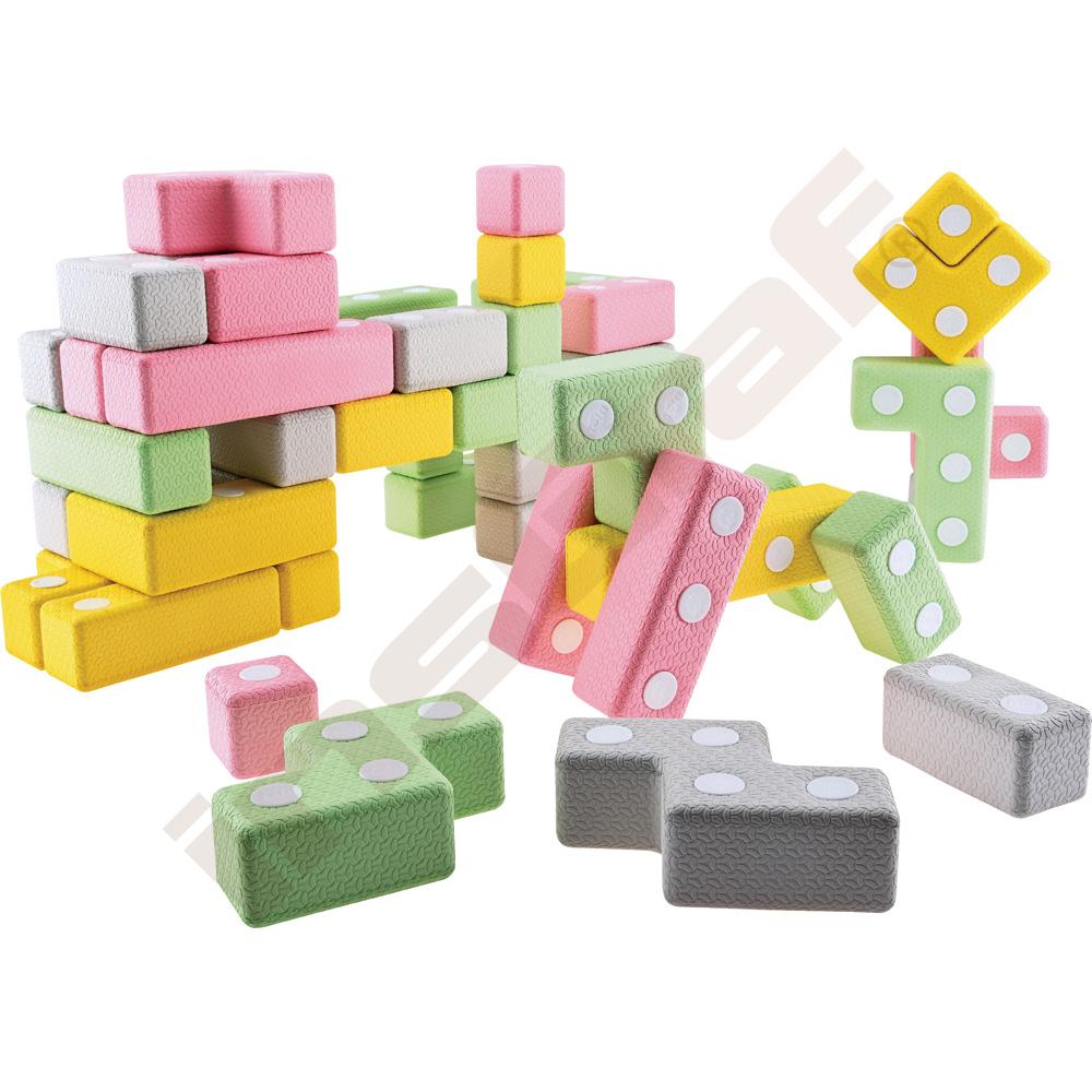 Magnetické kocky Tuki mini, 48 prvkov