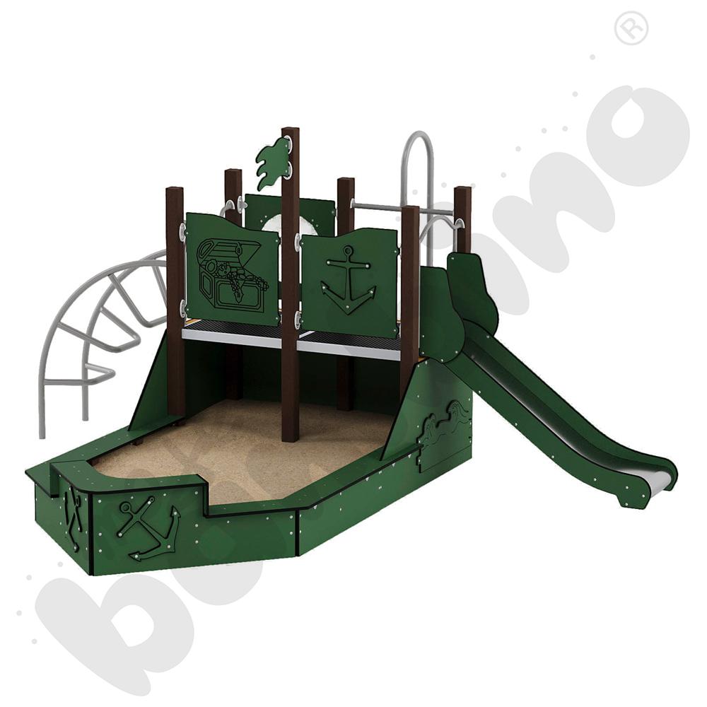 Quadro Statek z piaskownicą, recykling