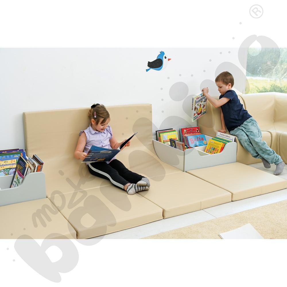 Materac z oparciem - beżowy