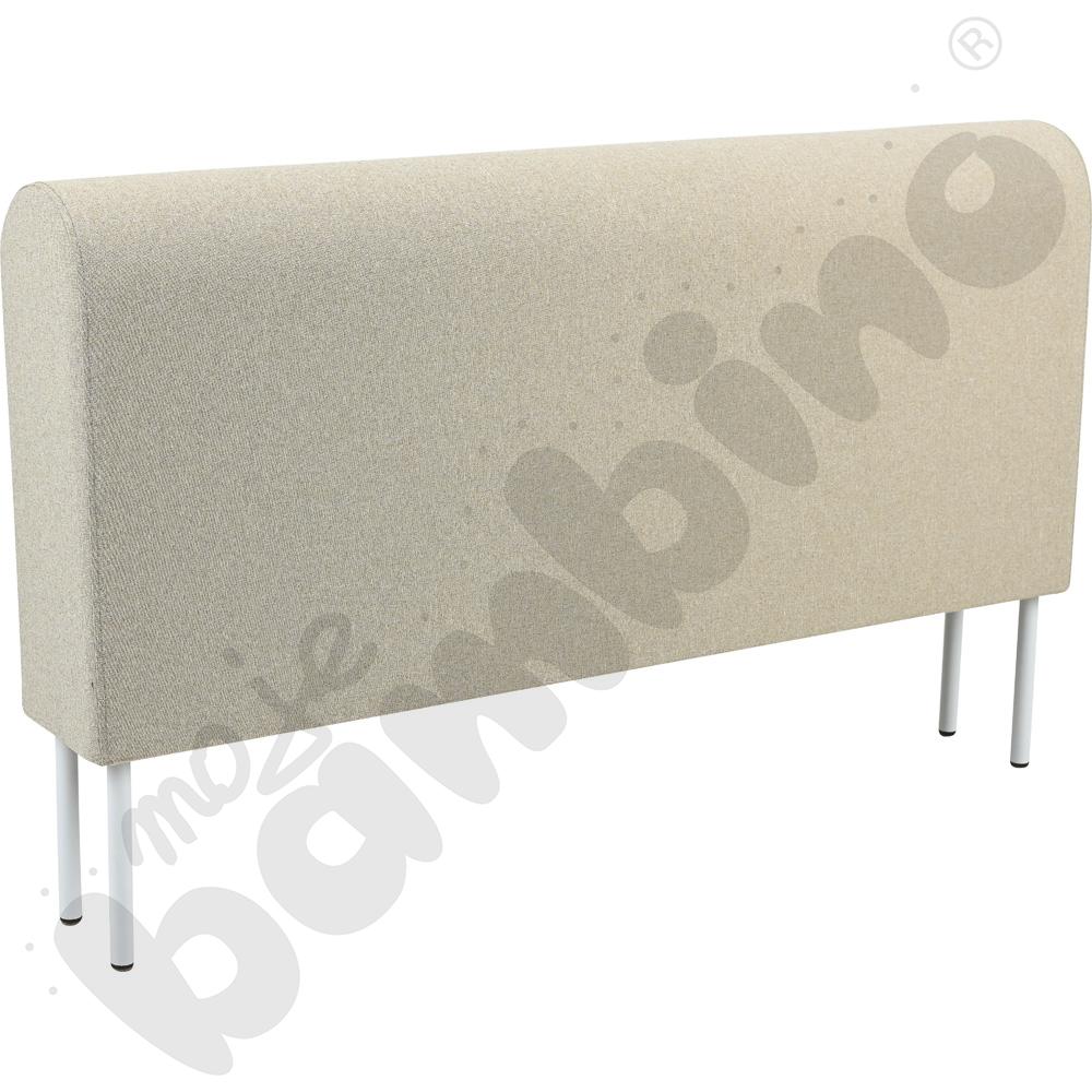 Moduł Versa 120x20x74 cm z plastikowymi stopkami, stelaż jasnoszary, tkanina RO37