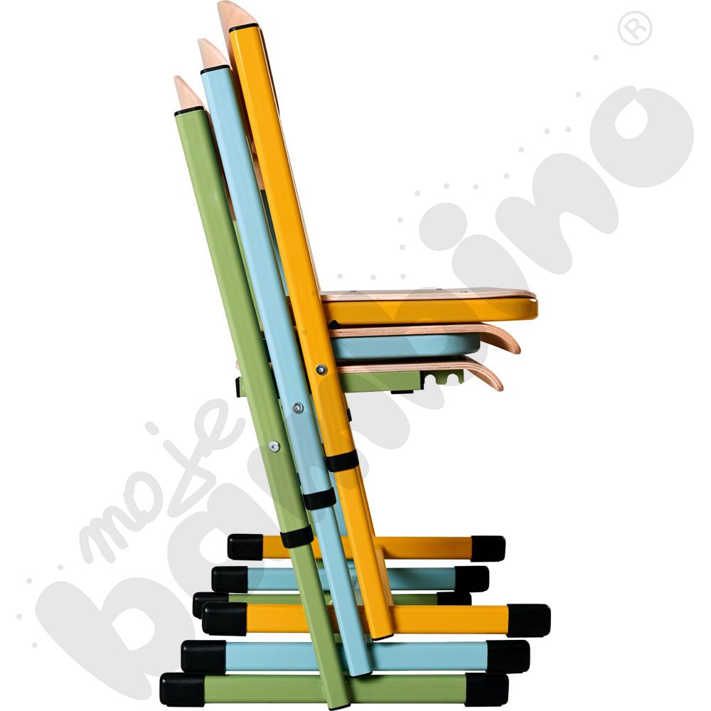 Krzesło T 3 w 1 z regulowaną wysokością rozm. 4-6 turkusowe