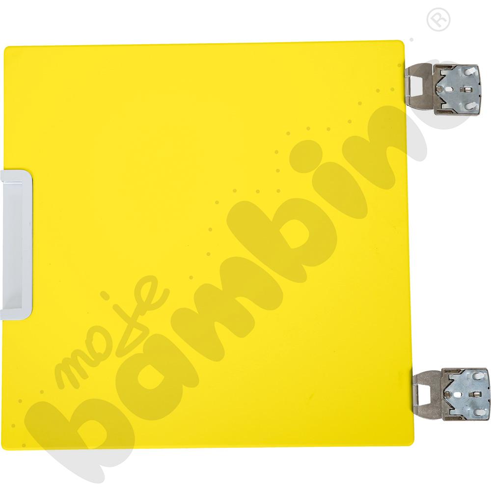 Quadro - drzwiczki małe 90 st., mocowane do przegrody  - żółte