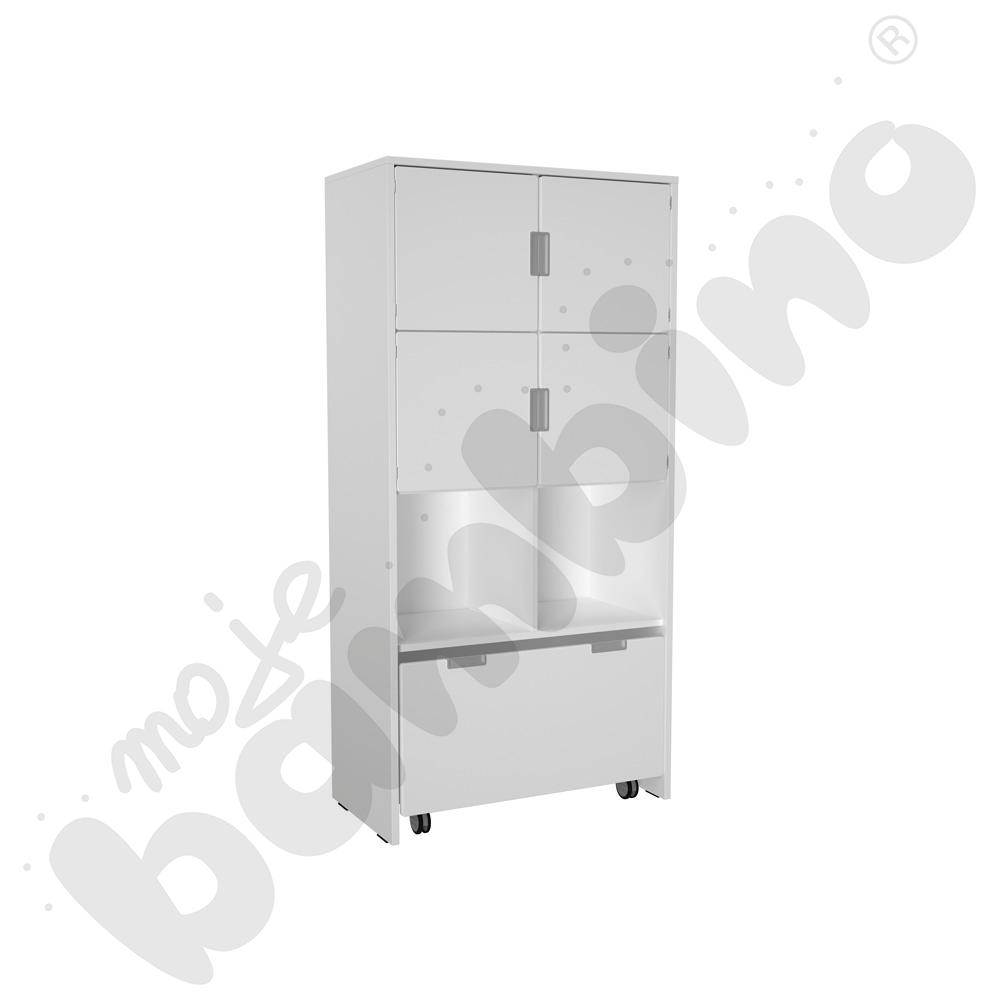 Quadro - zestaw 244, biała skrzynia