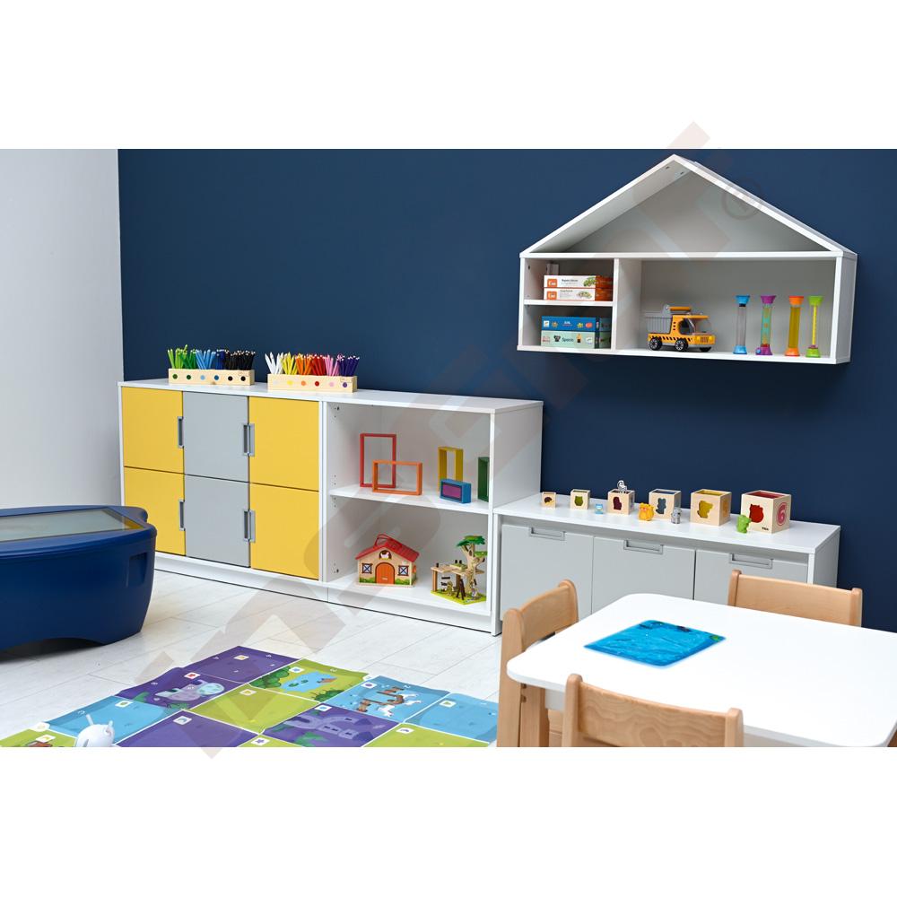 Quadro - Schrank M mit 2 Mittelwänden, B 116, weiß