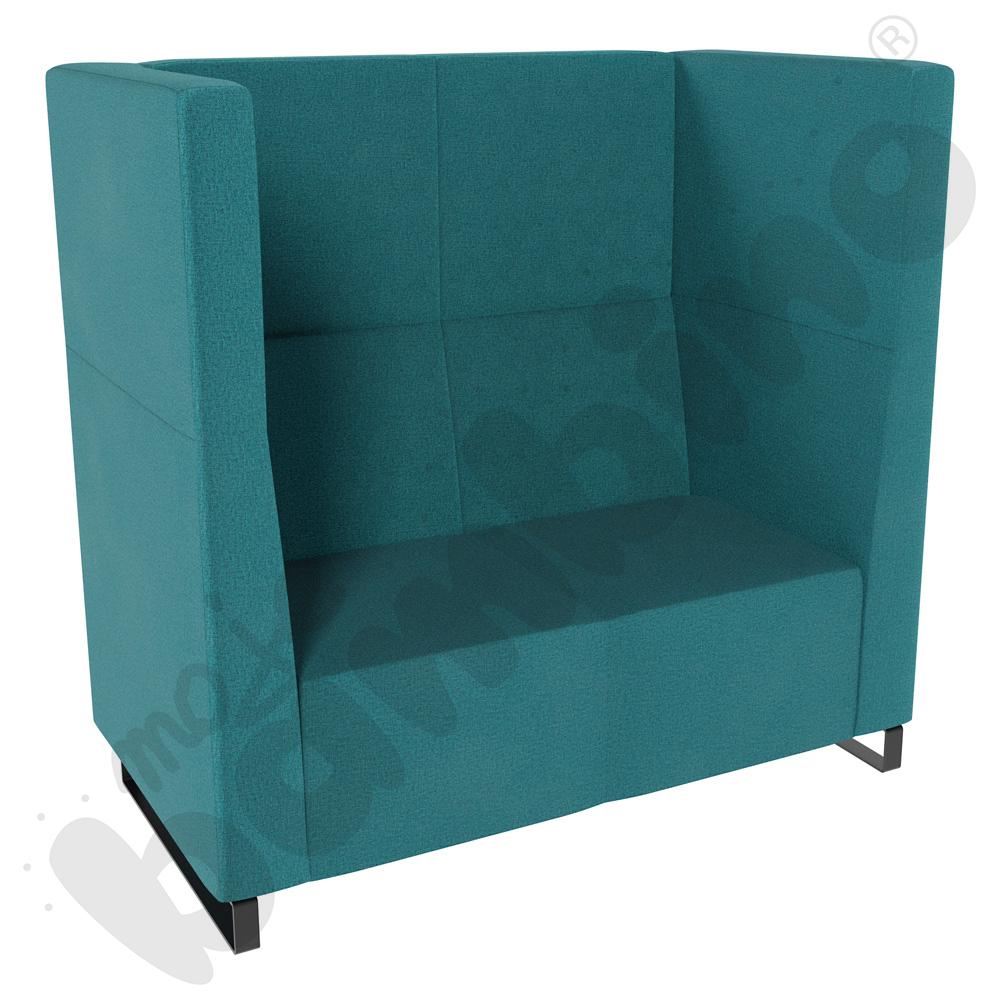 Sofa Universum 2-os. wys. 133 cm, 2 boki średnie, tkanina KG08