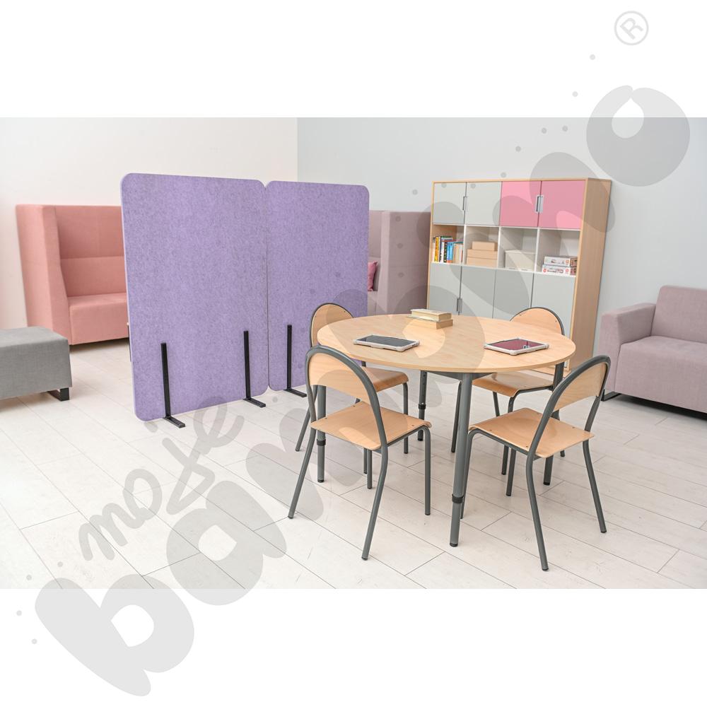 Parawan wyciszający 100 x 150 - fioletowy