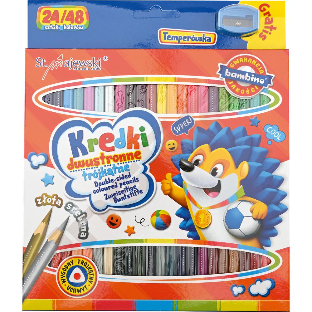 
Moje Bambino-Buntstifte Duo, 48 Farben
